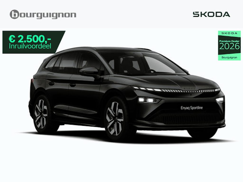 Skoda Enyaq Sportline Tour Edition 85 | 286 PK | Trekhaak | Head-up display | 360 camera | Stoelverwarming