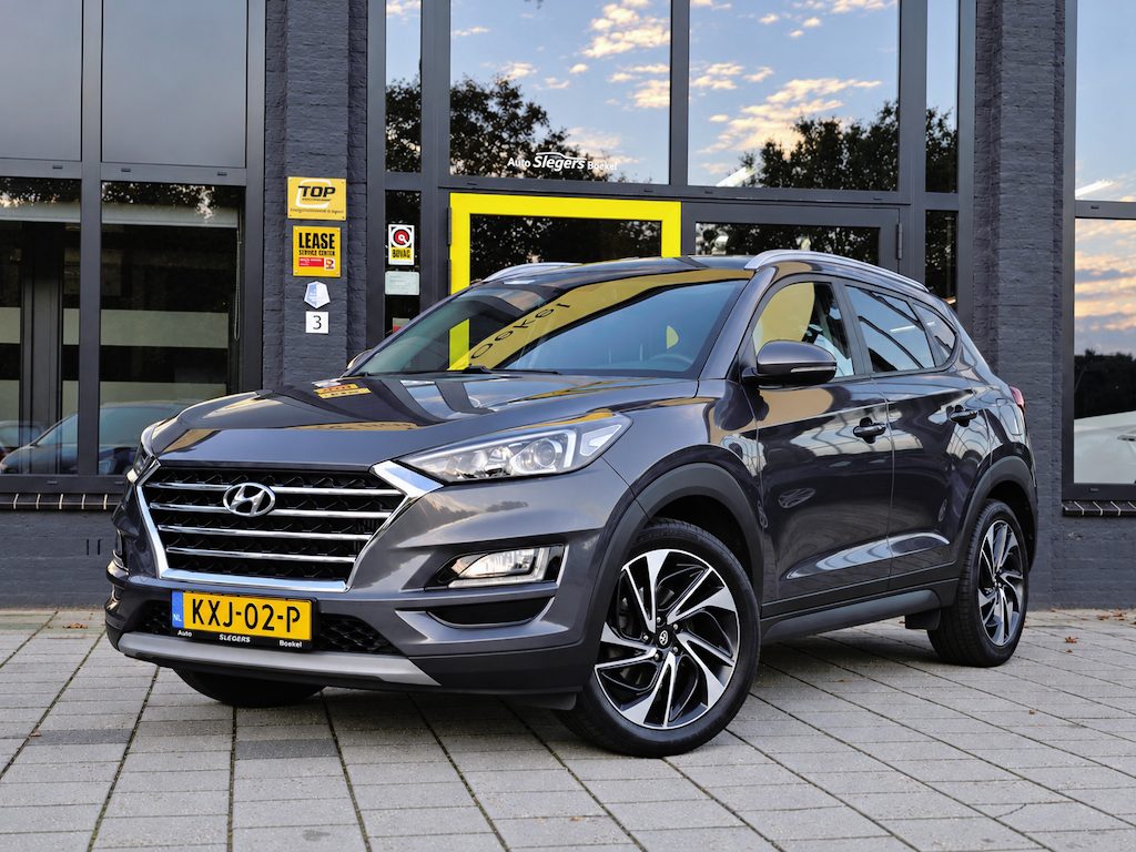 Hyundai Tucson 1.6 T-GDI Automaat | Stuur- en Stoelverw. | Park. Cam. | Park. Sens. | Navigatiesysteem | Climate en Cruise Control
