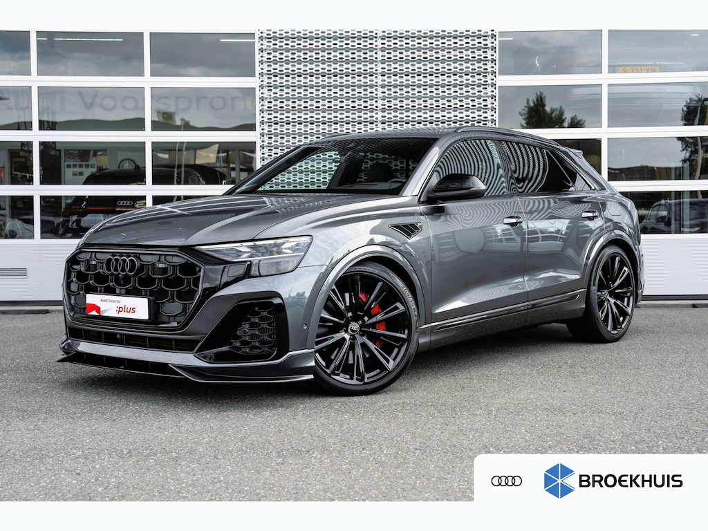 Audi Q8 60 TFSI e quattro Pro Line S Competition ABT | Panoramadak | Stoelventilatie | Massage | HUD | B & O | | 4-wiel besturing | Achterbank verwarmd | Alarm klasse 3