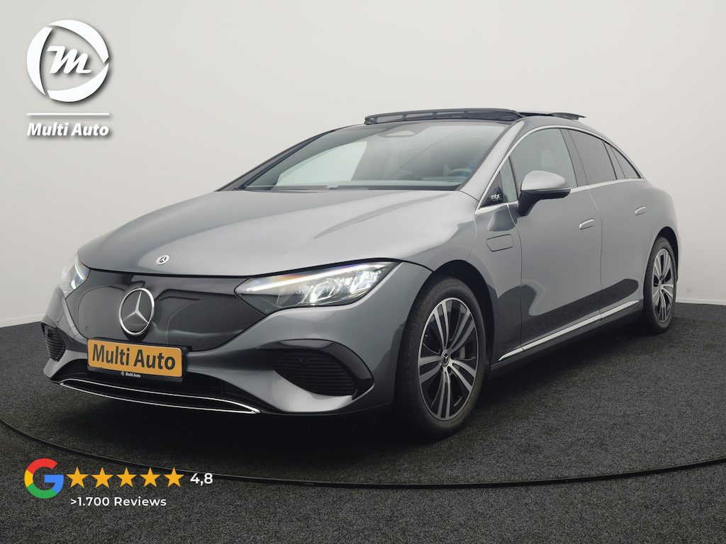 Mercedes-Benz EQE 350+ Luxury Line 91 kWh 292pk Dealer O.H. | SOH 97,5% | Panodak | Adaptive Cruise | Camera | Lederen Sportstoelen Memory & Ventilatie | Stoelen & Stuur Verwarmd | Sfeerverlichting | BLIS | Keyless | Apple Carplay | Navigatie | DAB |
