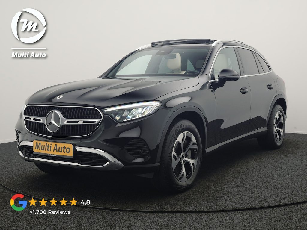 Mercedes-Benz GLC 300e 4MATIC Luxury Line PHEV Long Range 313pk Dealer O.H. | SOH 98,4% | Trekhaak af Fabriek | Panodak | Sfeerverlichting | BLIS | Lederen Sportstoelen Memory & Verwarmd | Apple Carplay | Cruise Control | Navigatie | DAB | Virtual | Plug In Hybrid |