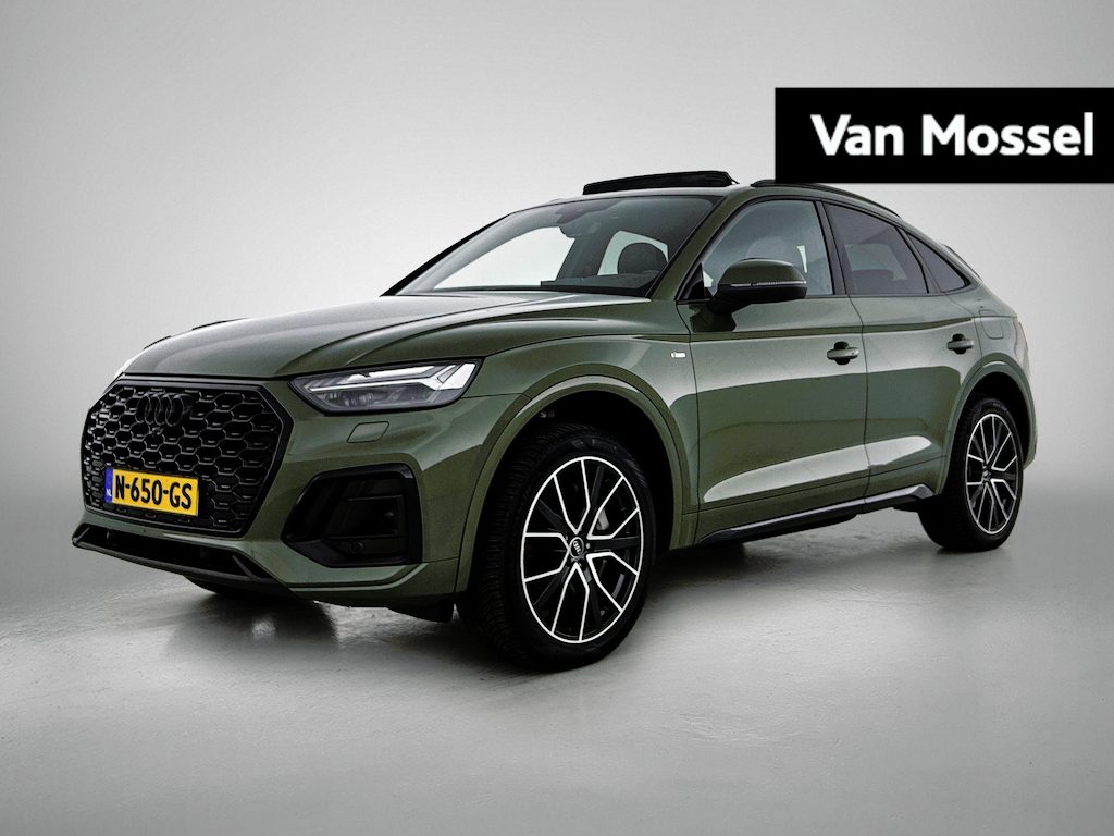 Audi Q5 Sportback 50 TFSI e S edition 299 PK | S-line | Panoramadak | Camera | Adaptive cruise control | Navigatie | Sfeerverlichting | Lichtmetalen velgen |