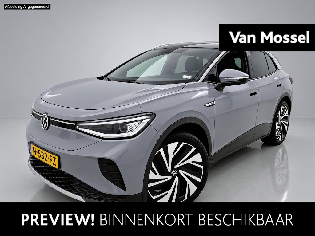 Volkswagen ID.4 Business 77 kWh 204 PK | SoH ... | IQ Light | Bruin/Grijs-Interieur Art-Velours | 21' Inch Narvik | Parkeercamera | Parkeersensoren | Stoel en Stuurverwarming |