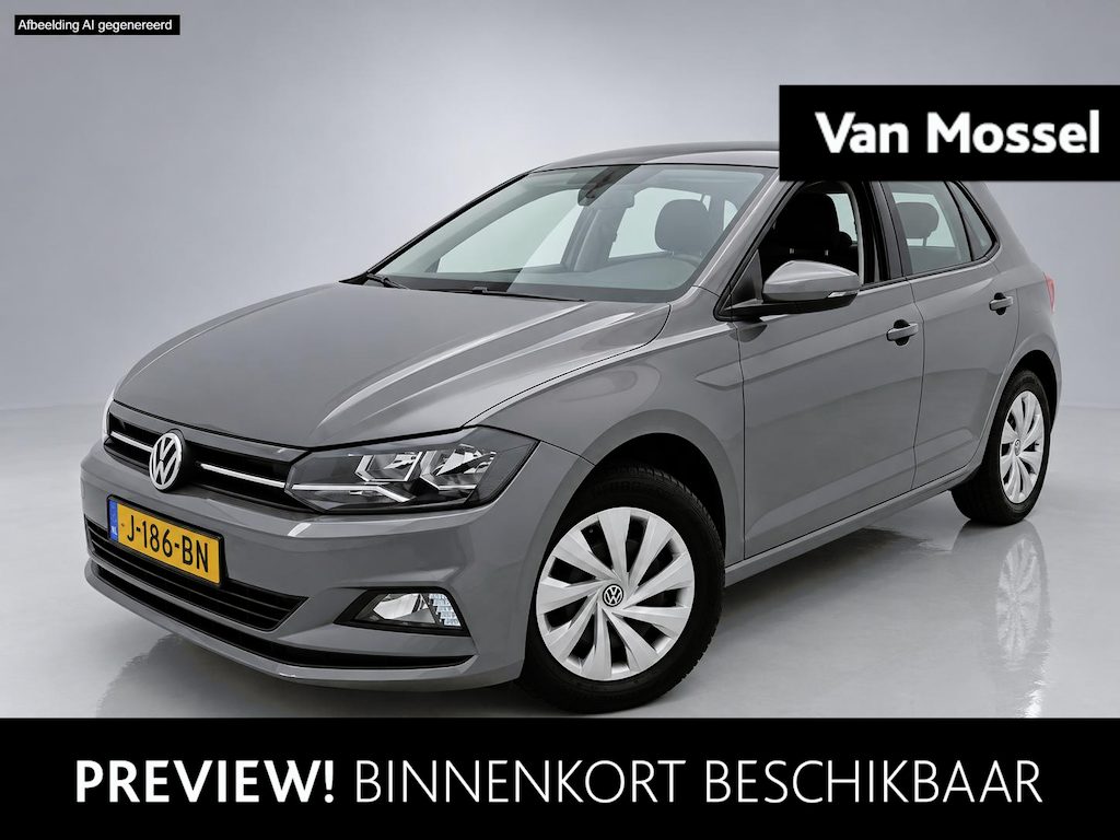Volkswagen Polo 1.0 TSI Comfortline 95 PK | Limestone Grey | Adaptive Cruise Control (ACC) | Airco | Navigatie | Carplay / Android Auto | All Season Banden |
