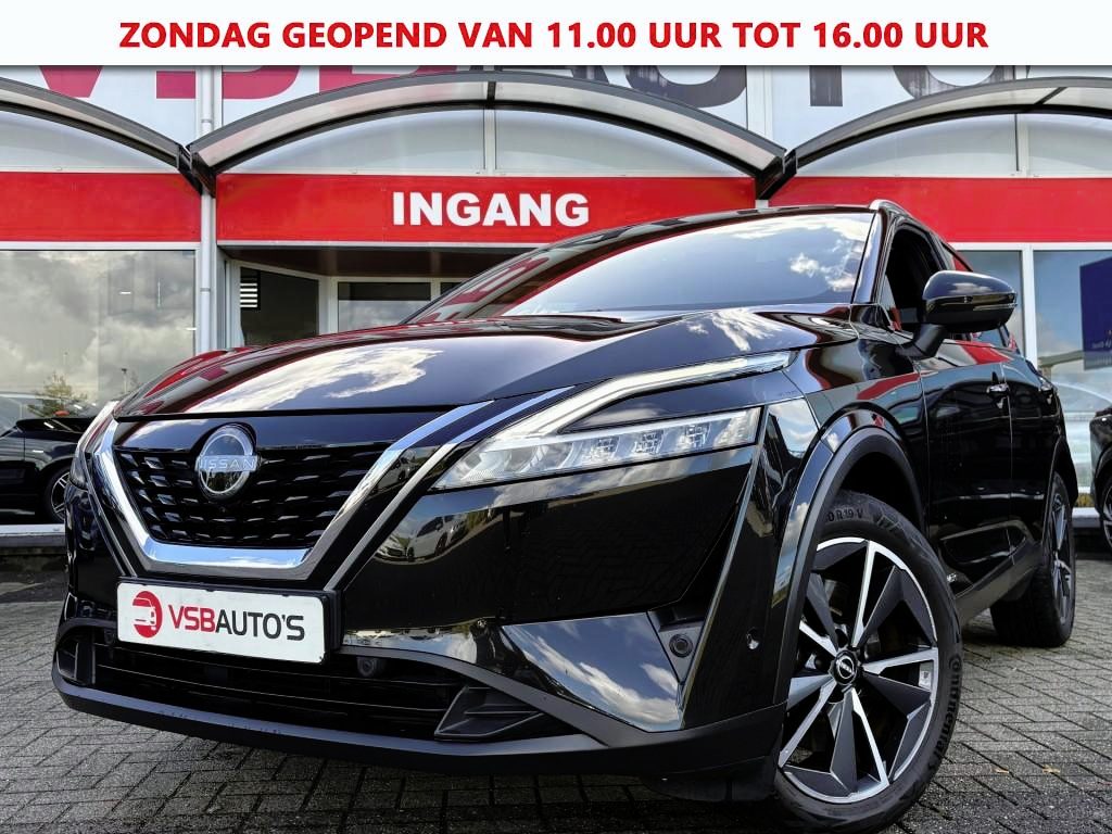 Nissan Qashqai 1.5 E POWER TEKNA 190PK AUT. PANO GROOT SCHERM EL.STOEL CARPLAY CAMERA LMV PDC