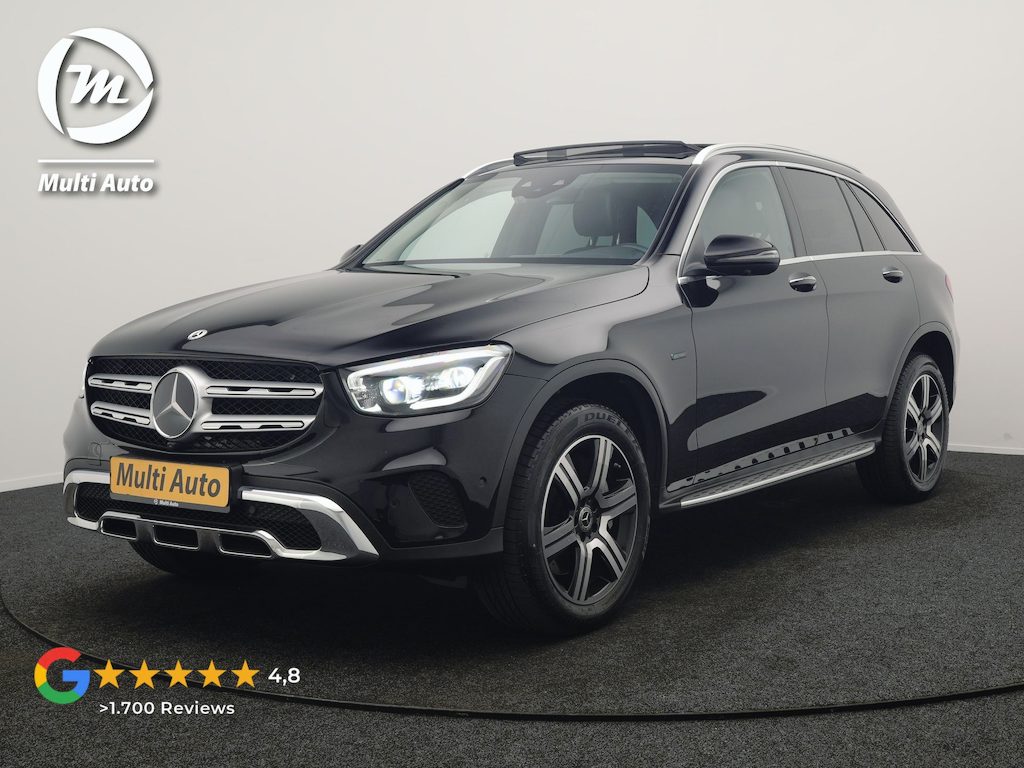 Mercedes-Benz GLC 300e 4MATIC Business Solution Luxury PHEV 320pk Dealer O.H. | SOH 88,1% | Panodak | Adaptive Cruise | Head Up | 360 Camera | Lederen Comfortstoelen Memory & Massage | Keyless | BLIS | Apple Carplay | Stoelverwarming | Virtual | Navigatie | DAB | Plug