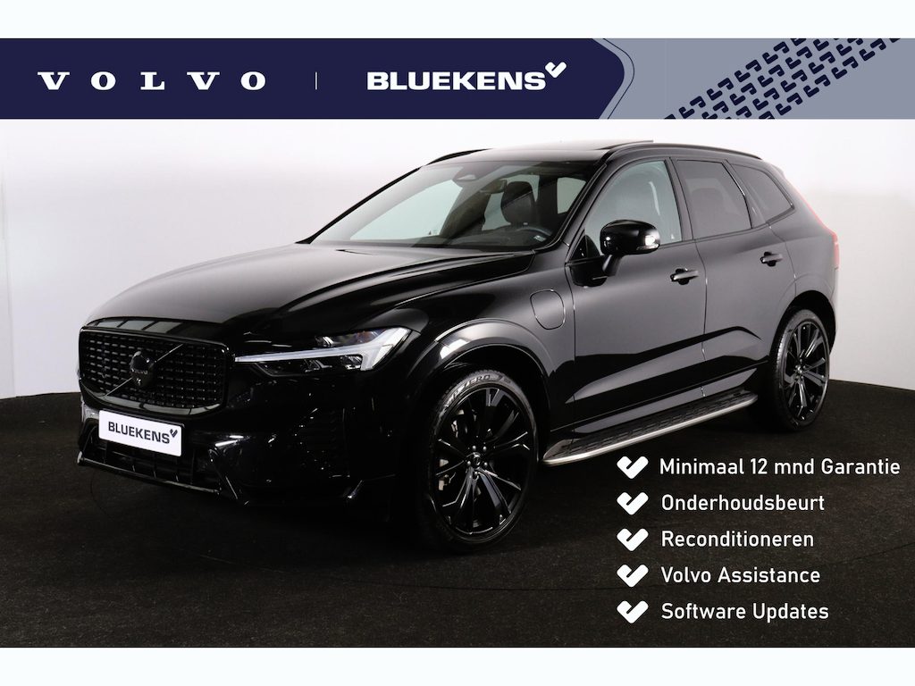 Volvo XC60 T6 Recharge AWD Ultimate Black Edition - Panorama/schuifdak - IntelliSafe Assist & Surround - 360º Camera - Harman/Kardon audio - Verwarmde voorstoelen, stuur & achterbank - Parkeersensoren voor & achter - Elektr. bedienb. voorstoelen met geheugen - Geventileerde voorstoelen - Head up display - Draadloze tel. lader - Extra getint glas -  21' LMV