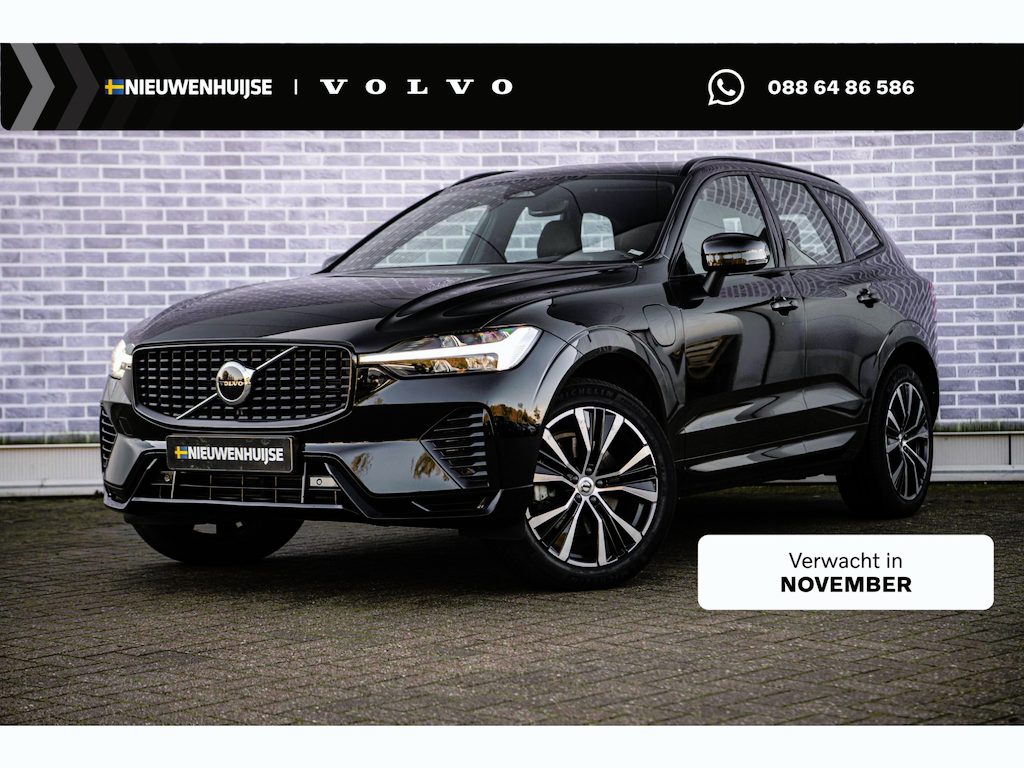 Volvo XC60 2.0 T6 Plug-in Hybrid AWD Plus Dark | Long Range | Panoramadak | Sportstoelen | Lichtmetalen Velgen 20 inch | Achteruitrijcamera | Keyless Entry | Elektrische Achterklep | Elektrisch Verstelbare Voorstoelen | Stoelverwarming voor en achter | Cruise Control Adaptief | BLIS | Google Navigatie | Apple Carplay | Android Auto