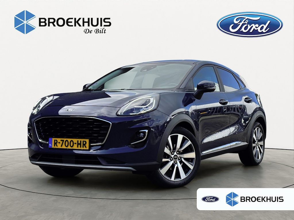 Ford Puma 1.0EB Hybrid Titanium X | NL-AUTO! | 1E EIGENAAR! | CRUISE | LANE ASSIST | NAVI | CLIMA | PARK SENS | DEALER OH! | APPLE CARPLAY/ANDROID AUTO