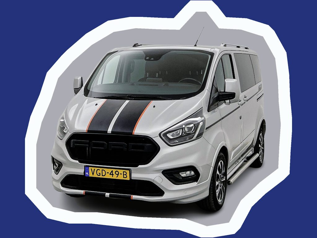 Ford Transit Custom 320 2.0 TDCI L1H1 Sport DC 185PK Navigatie Schuifdeur L+R Dubbele cabine Camera