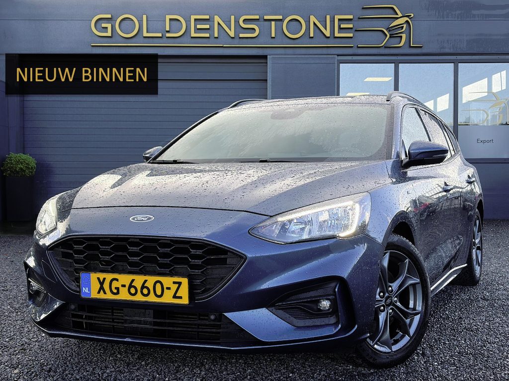 Ford Focus Wagon 1.0 EcoBoost ST Line Business ✓2e Eigenaar✓Navi✓Camera✓Carplay✓Afn.Trekhaak✓125pk✓Keyless✓Stoelverw✓Stuurverw✓6 Bak✓Dealer Onderhouden✓17'' Lm velgen✓Pdc V+A✓N.A.P✓Apk tot 02-2027