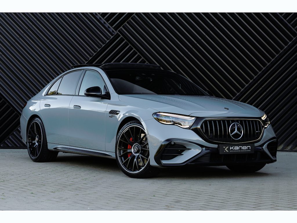 Mercedes-Benz E-klasse AMG 53 4MATIC+ Night Pano 360 HUD Perf. Seats Achterasbes. Superscreen ACC Burmester Stoelvent.
