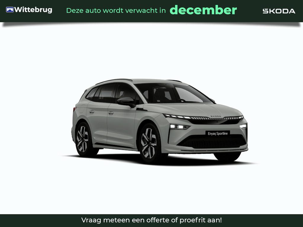 Skoda Enyaq 85 Sportline Tour Edition / Business Upgrade pakket - Advanced/ Wegklapbare Trekhaak