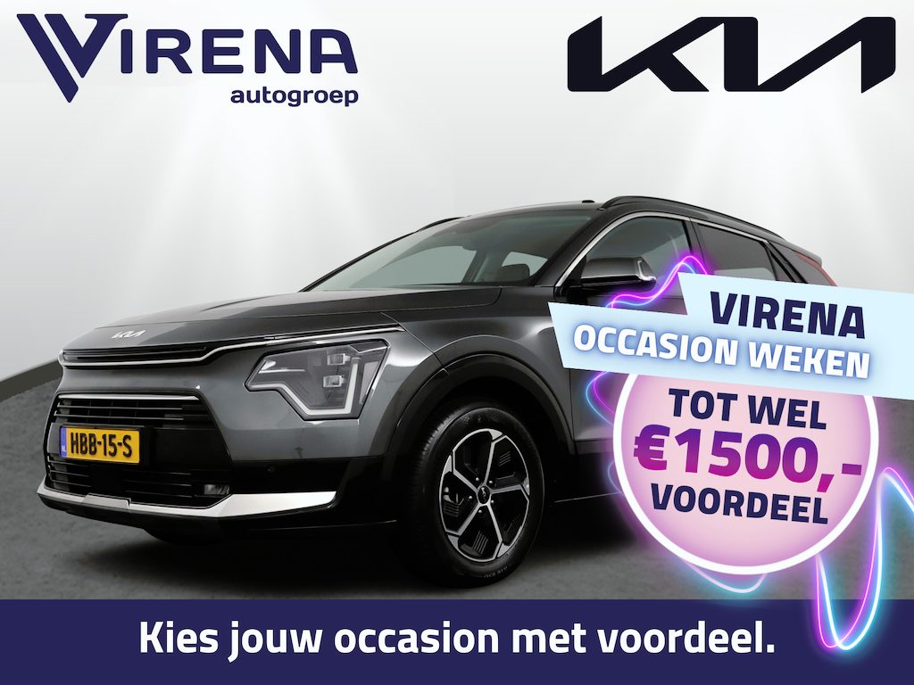 Kia Niro Hybrid 1.6 GDi DynamicPlusLine Adaptive Cruise - Stoel/Stuurverwarming - Schuif/Kanteldak - Navigatie - Apple Carplay/Android Auto - - Fabrieksgarantie tot 02-2032