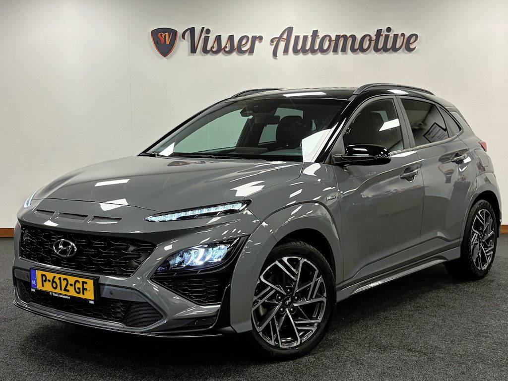 Hyundai Kona 1.0 T-GDI*N-Line*MHEV*Nardo-Gray*NAP*Stoelverwaring*Trekhaak*Camera*