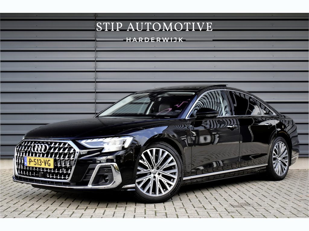 Audi A8 60 TFSI e Quattro | Panorama | TV-schermen | Massage V+A | B&O | Matrix | 360 Camera | Head-Up | Luchtvering |
