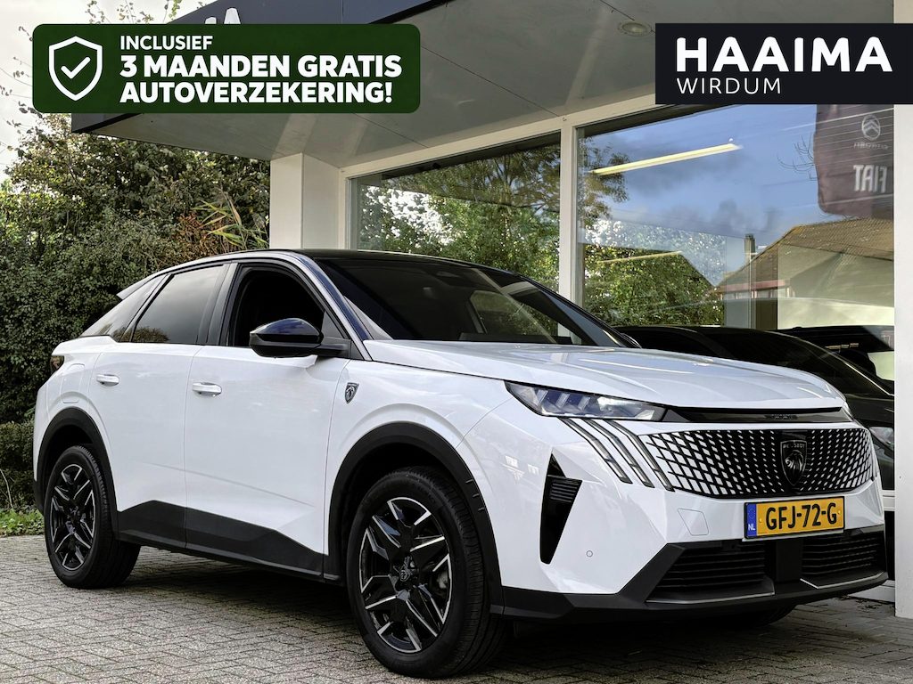 Peugeot 3008 1.2 Hybrid 136 GT | Full LED | Elektr. achterklep | Stoel- & stuurverwarming | Achteruitrijcamera | Keyless | Adaptieve Cruise