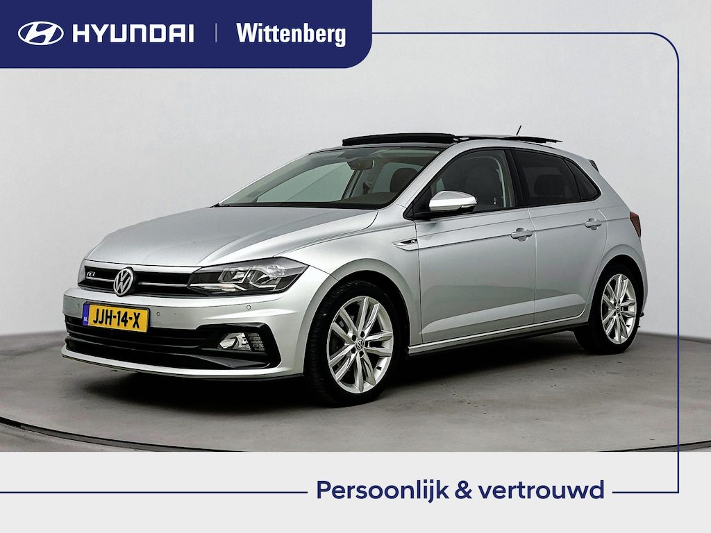 Volkswagen Polo 1.0 TSI HIGHLINE BUSINESS R | SUPERDEAL! | UNIEK! | OPEN DAK | CLIMA | CRUISE ADAPT. | PDC VOOR & ACHTER | NAVI | 17'' LM VELGEN | STOELVERWARMING |