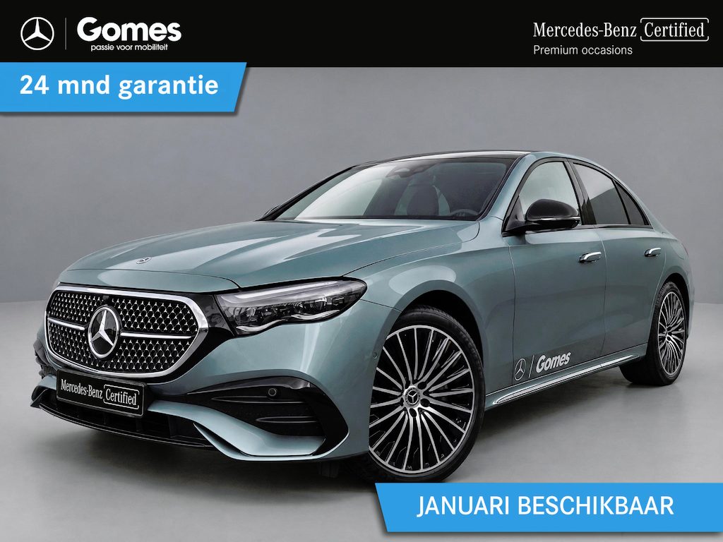Mercedes-Benz E-klasse 300 e Sport Edition | AMG Line | Nappa Leder Bruin | Premium Pakket | Night Pakket | Winter Pakket | Panoramadak | MBUX Superscreen | Burmester 4D Surround | 360° Camera | DISTRONIC Afstandsassistent | Dodehoekassistent | Elektrisch Verstelbare Stoelen + Memory | Stoelventilatie | Stuurverwarming | Stoelverwarming | Sfeerverlichting | Apple CarPlay | Android Auto