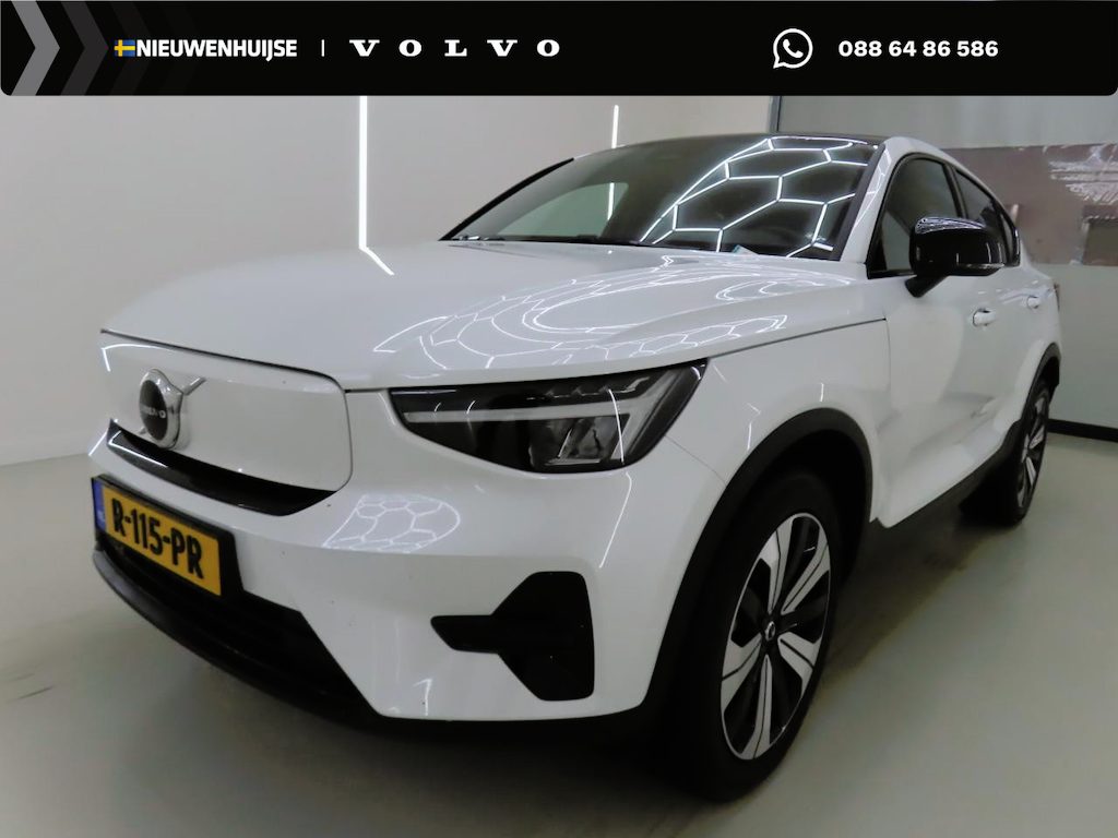 Volvo C40 Recharge Core 69 kWh | Warmtepomp | All-Seasons | Tailored Wool | Achteruitrijcamera | Parkeersensoren | Stoelverwarming | Cruise Control | Google Navigatie | Apple Carplay | Android Auto