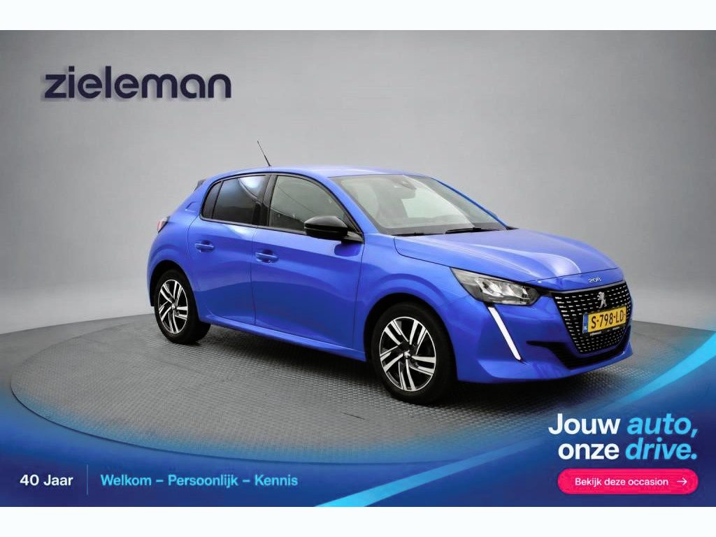 Peugeot 208 1.2 PureTech Allure Pack - Digitaal Cockpit, Carplay, Camera, Half Leer,