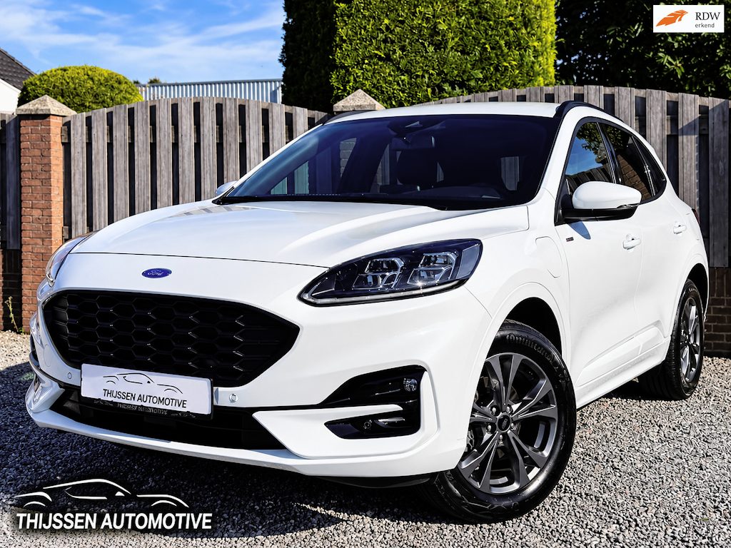 Ford Kuga 2.5 PHEV ST-Line X TREKHAAK HALFLEER ALCANTARA STOEL STUUR VERWARMING APPLE CARPLAY NAVI CLIMATECONTROL P-CAMERA