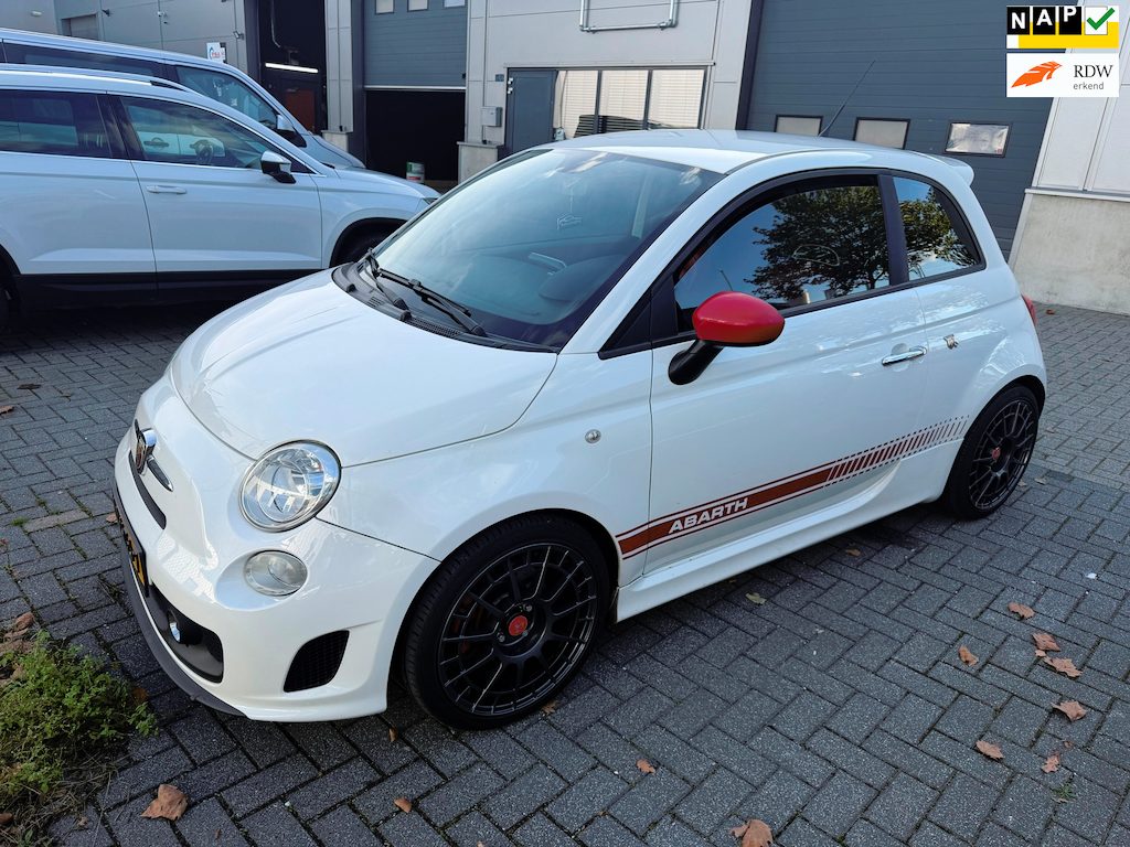 Fiat 500 1.4-16V Abarth|Sportuitlaat|Carplay|Airco|leder|Xenon|aflevering|all-in