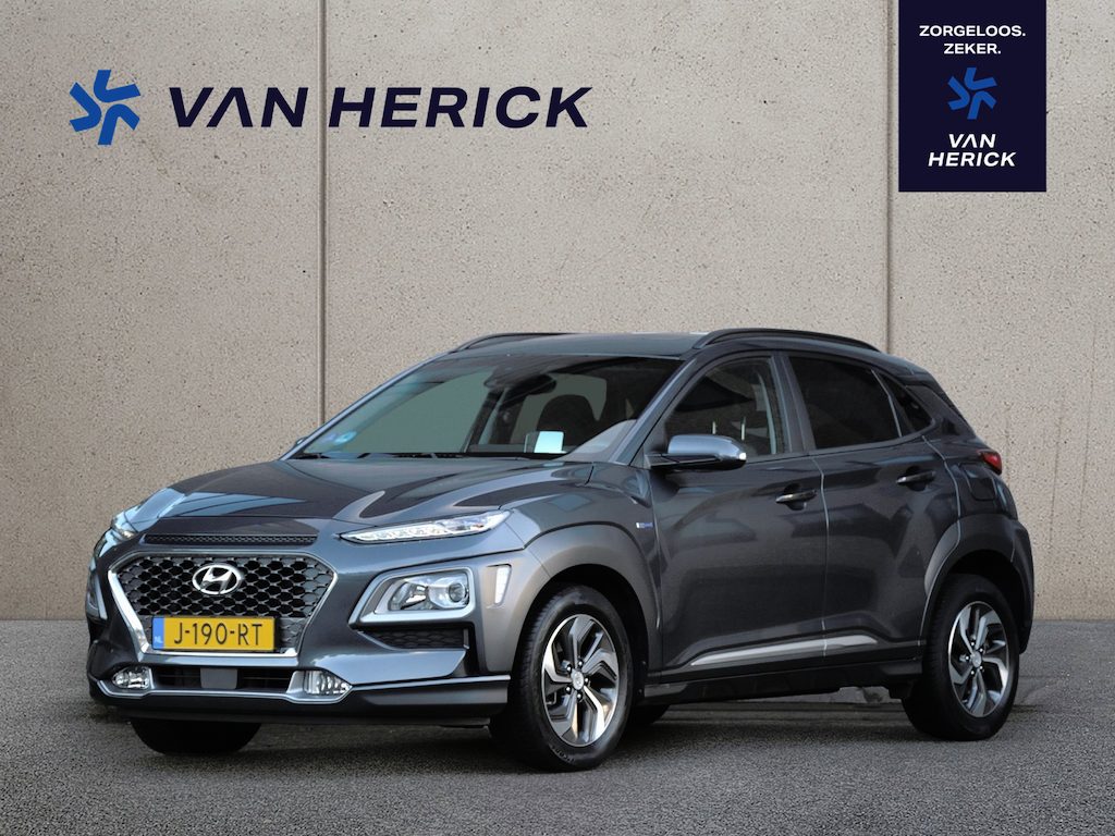 Hyundai Kona 1.6 GDI HEV Fashion Sky Automaat | Trekhaak | Achteruitrijcamera | Schuif/Kanteldak