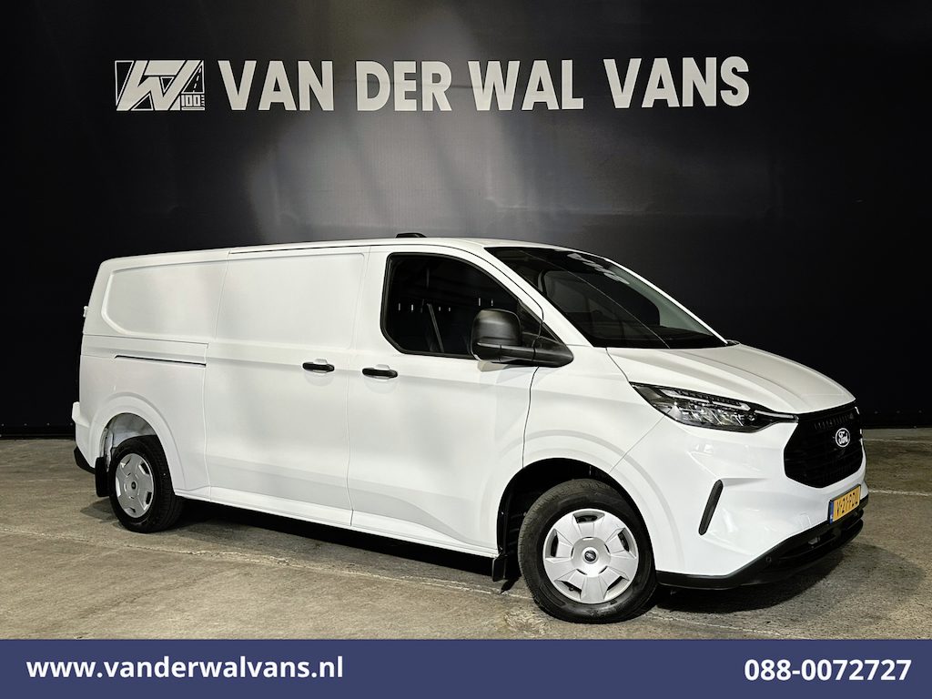 Ford Transit Custom 2.0 TDCI 136pk L2H1 Euro6 Airco | Leder Bekleding | Camera | Apple Carplay | LED Android Auto, Cruisecontrol, Verwarmde voorruit, Parkeersensoren, Bijrijdersbank, 2740kg trekvermogen
