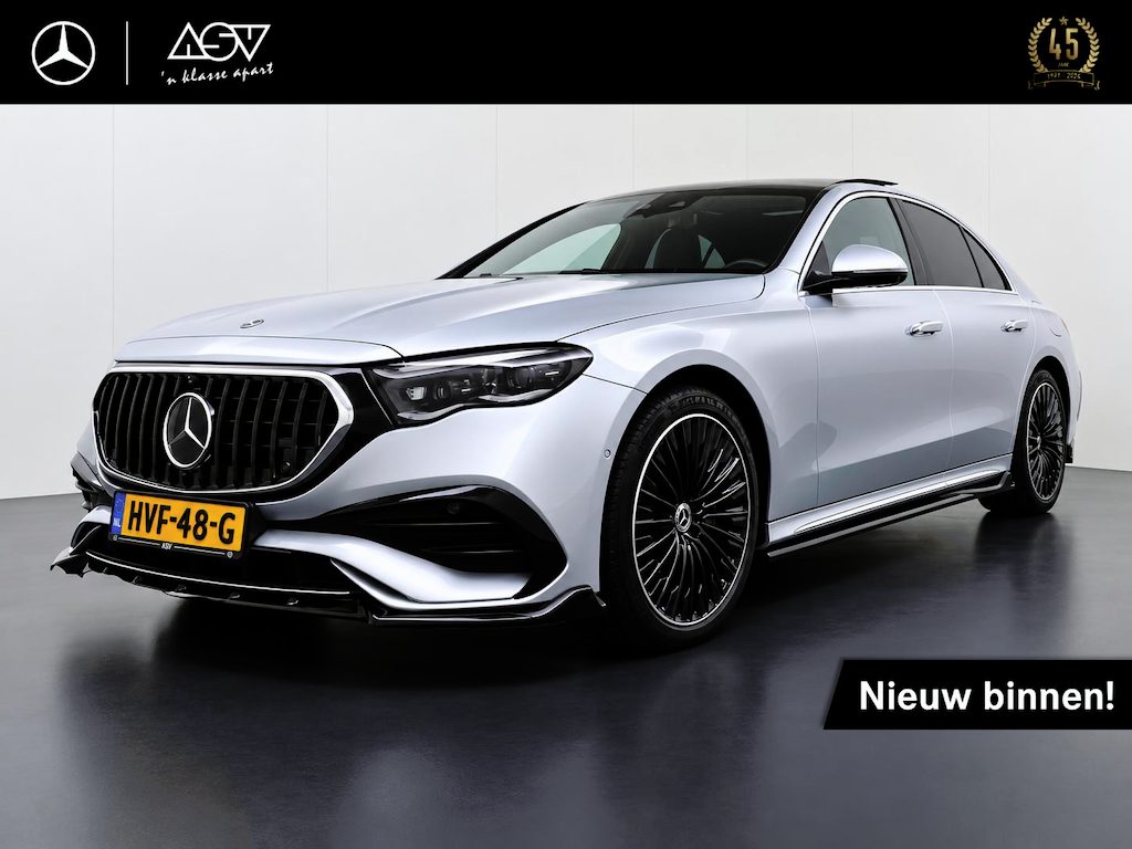 Mercedes-Benz E-klasse 400 e 4MATIC AMG Line | Wegklapbare Trekhaak | Panorama - Schuifdak | Nappa Leder | Stoelventilatie | Burmester Surround Sound | Sfeerverlichting