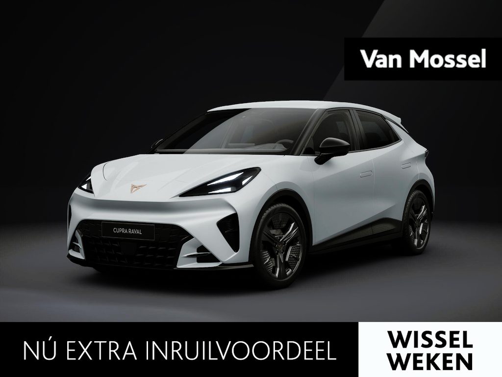 CUPRA Raval Essential 39 kWh 135 PK | Parkeersensoren achter | Sportstoelen voor | Adaptive cruise Control | LED verlichting | Keyless Go | Apple Carplay & Android auto | 18 Inch Lichtmetalen Velgen