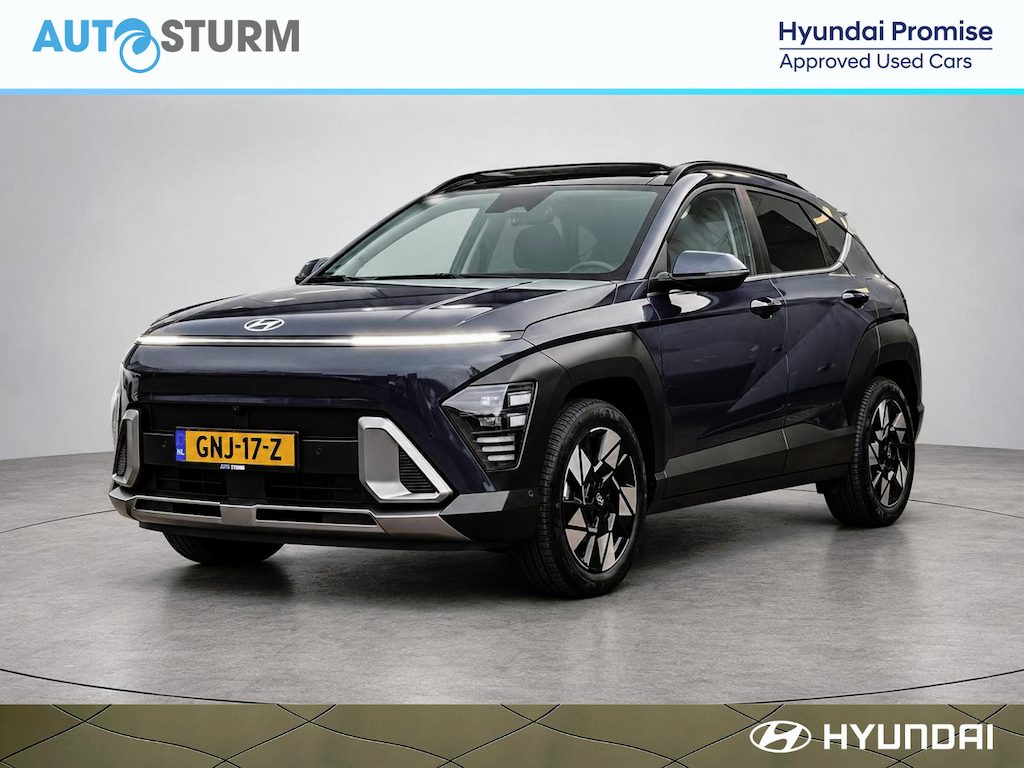 Hyundai Kona 1.6 GDI HEV Premium Sky NL-Auto, Lage KM-Stand!