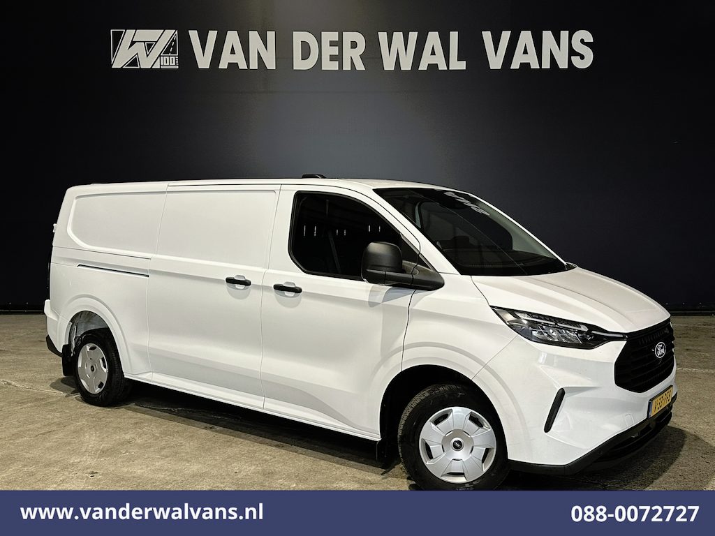 Ford Transit Custom 2.0 TDCI 136pk L2H1 Euro6 Airco | Leder | Camera | LED | Apple Carplay | Cruisecontrol Android Auto, Leder, Verwarmde voorruit, Parkeersensoren, Bijrijdersbank, 2740kg trekvermogen
