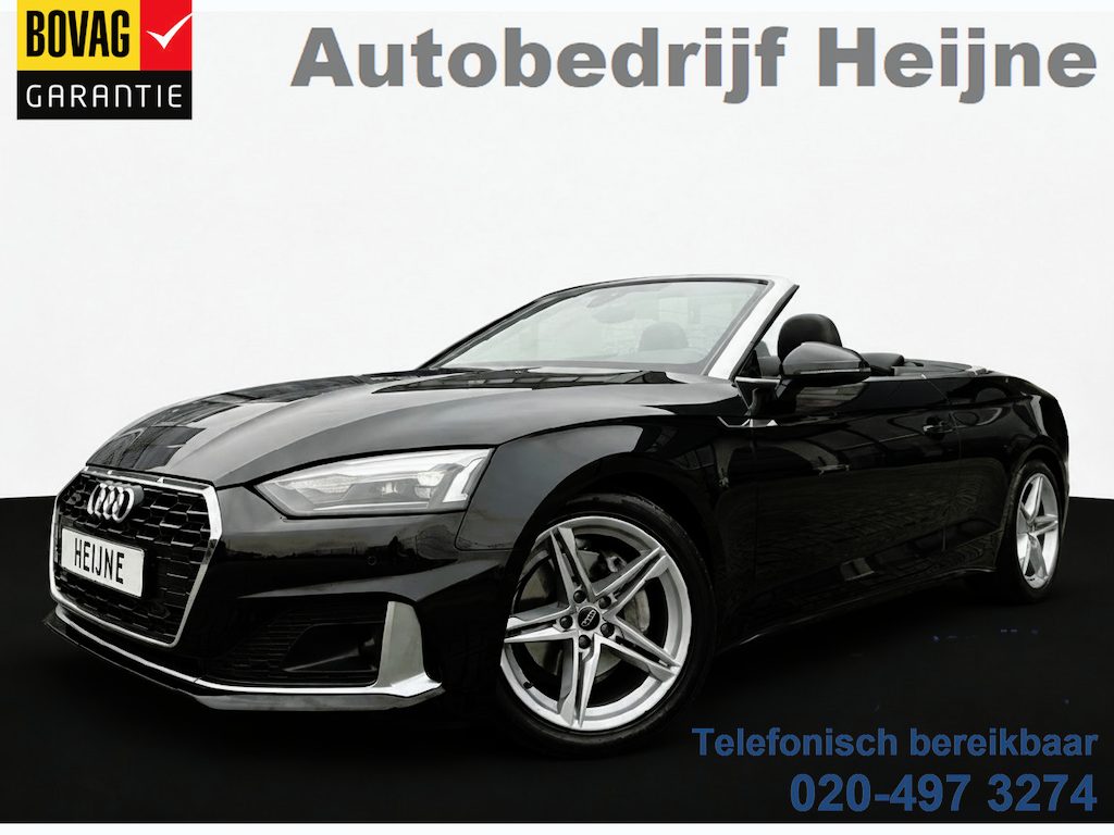 Audi A5 Cabriolet 40 TFSI 204PK S-TRONIC QUATTRO ADVANCED EDITION LEDER/CAMERA/CARPLAY/SFEERVERL.
