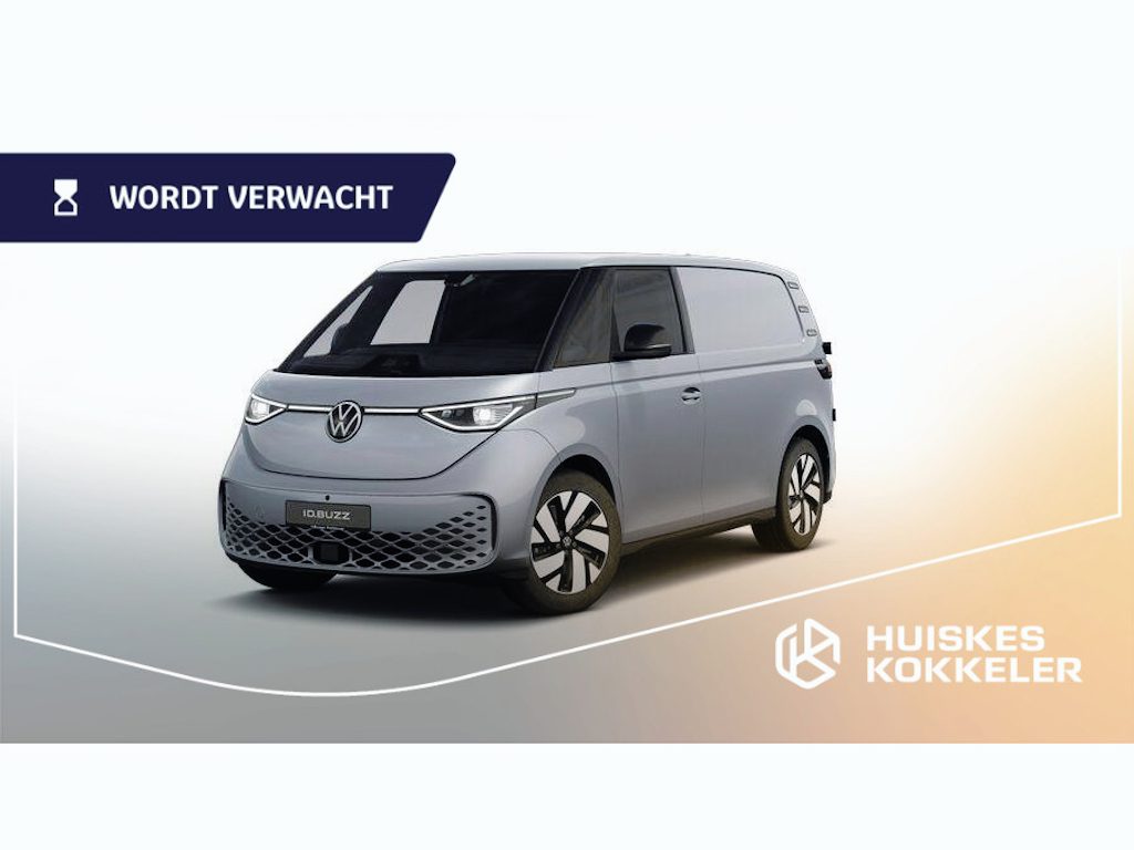 Volkswagen ID. Buzz Cargo Bulli Limited Edition 286pk 79 kWh | 360gr Camera | Achterdeuren | Trekhaak | Verwarmd Stuur | > Netto-ACTIE-Prijs; bij koop of lease via HK / excl. kosten rijklaarmaken <