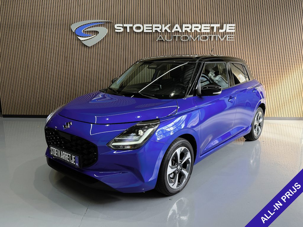 Suzuki Swift 1.2 Style Smart Hybrid | Navi | ACC | Dodehoek | Carplay | Camera | Stoelverwarming | Led |