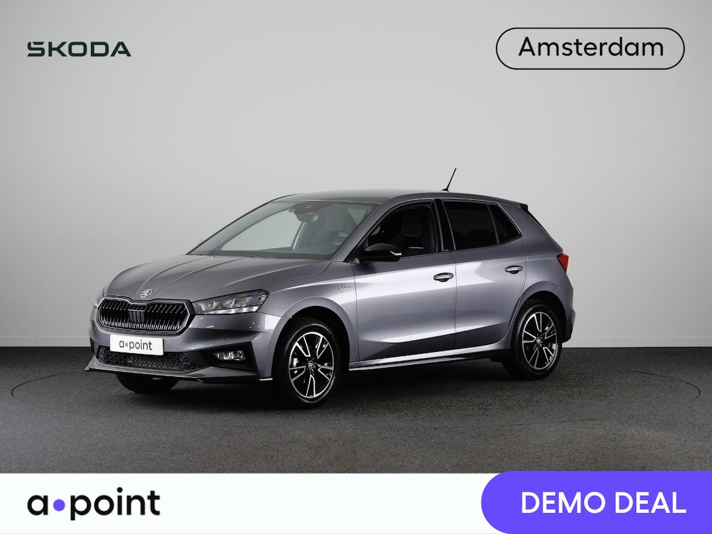Skoda Fabia Monte Carlo 1.0 TSI 95 pk 5 versn. Hand | Carplay | Camera | Verwarmbare voorstoelen | Adaptive cruise control | Hill start