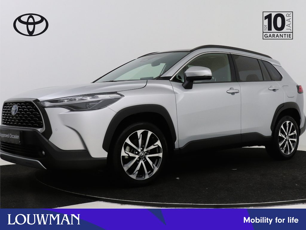 Toyota Corolla Cross Hybrid 140 Style + Premium Pack II | Panoramadak | Dodehoek detectie | Stoel+stuurverwarming | Elektrische achterklep | Parkeersensoren voor+achter | Navigatie | Apple CarPlay/Android Auto | Cruise Control Adaptive |
