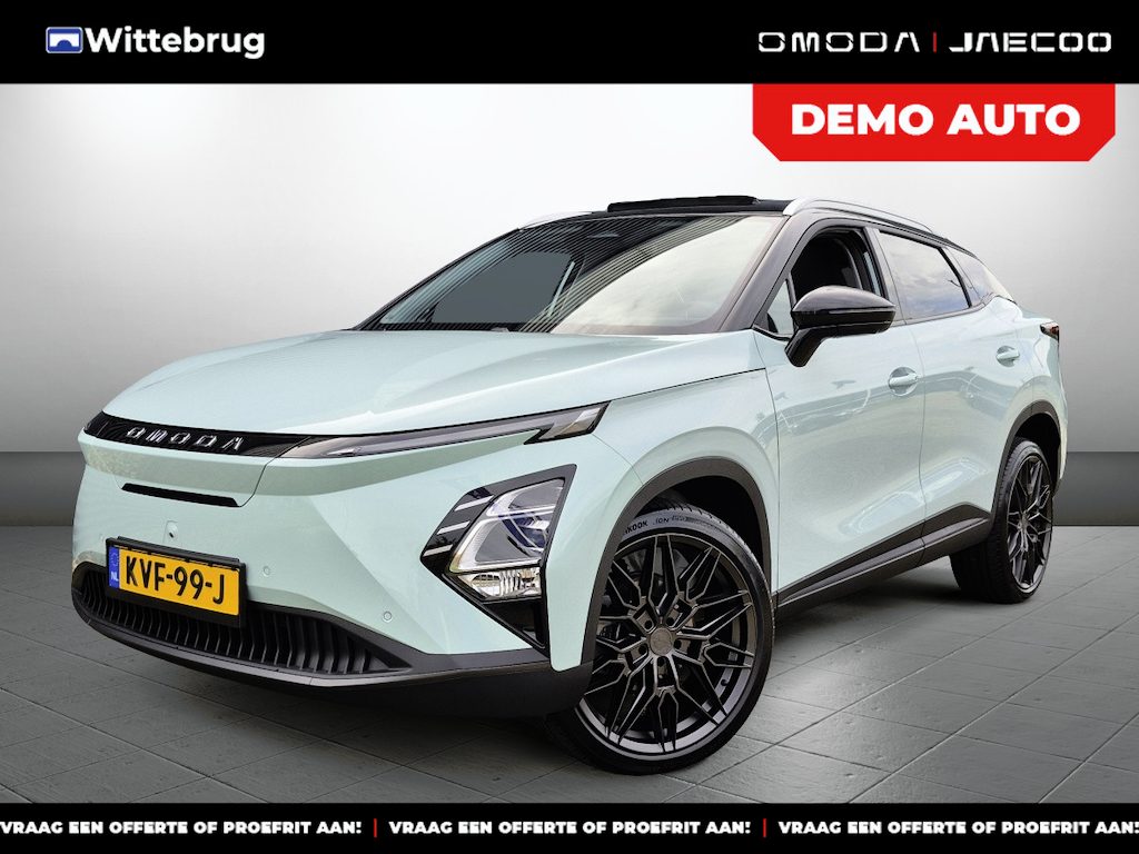 Omoda 5 EV Premium 61 kWh Volledig Elektrisch, met 19 inch velgen, Lederen bekleding en Navigatie Leverbaar per december 2026