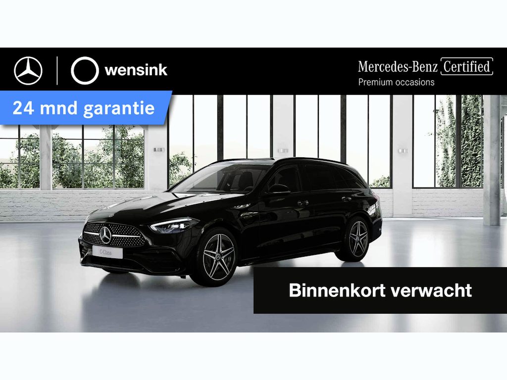 Mercedes-Benz C-klasse Estate 300 e AMG Line | Night | Panoramadak | Memory | Stoelventilatie | Stoelverwarming |