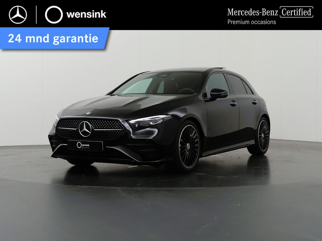 Mercedes-Benz A-klasse 180 Business Solution AMG | Panoramaschuifdak | Premium Plus | Head-Up | MULTIBEAM LED |  Dodehoekassistent | 19 inch AMG-velgen |