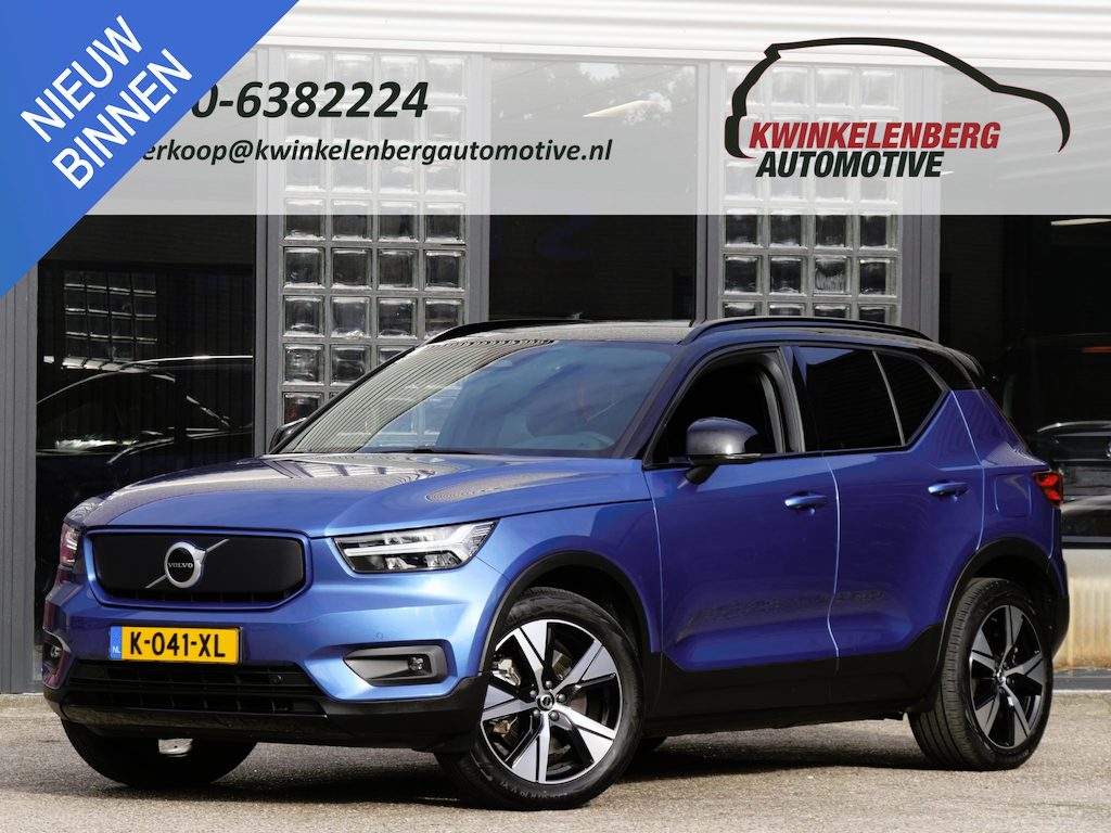 Volvo XC40 RECHARGE P8 AWD R-DESIGN/ TREKHAAK/ ADAPTIVE CRUISE/ SOH 92%/ NL-AUTO 1STE EIGENAAR MET 56.352KM!!