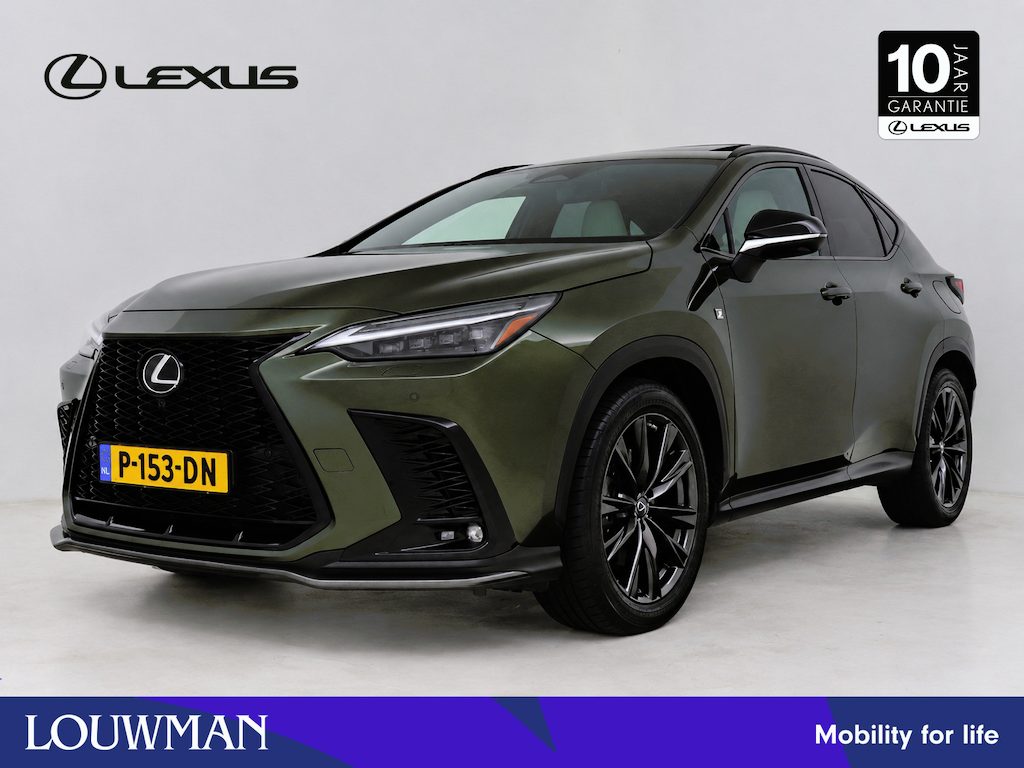 Lexus NX 450h+ AWD F SPORT Line | Schuif/Kanteldak | Stoel+Stuurverwarming | Stoelventilatie | Memory Seat | Head-Up Display | 360 Camera | Elektrische achterklep | Navigatie | Apple CarPlay/Android Auto | Cruise Control Ad