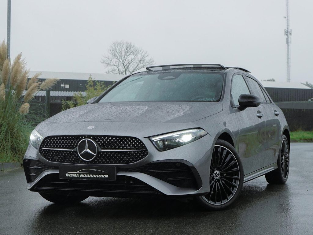 Mercedes-Benz A-klasse 250 e AMG Panoramadak|360° Camera|HUD|Keyless|Sfeerverlichting|Night pakket|Memory|Elektrische verst. stoelen