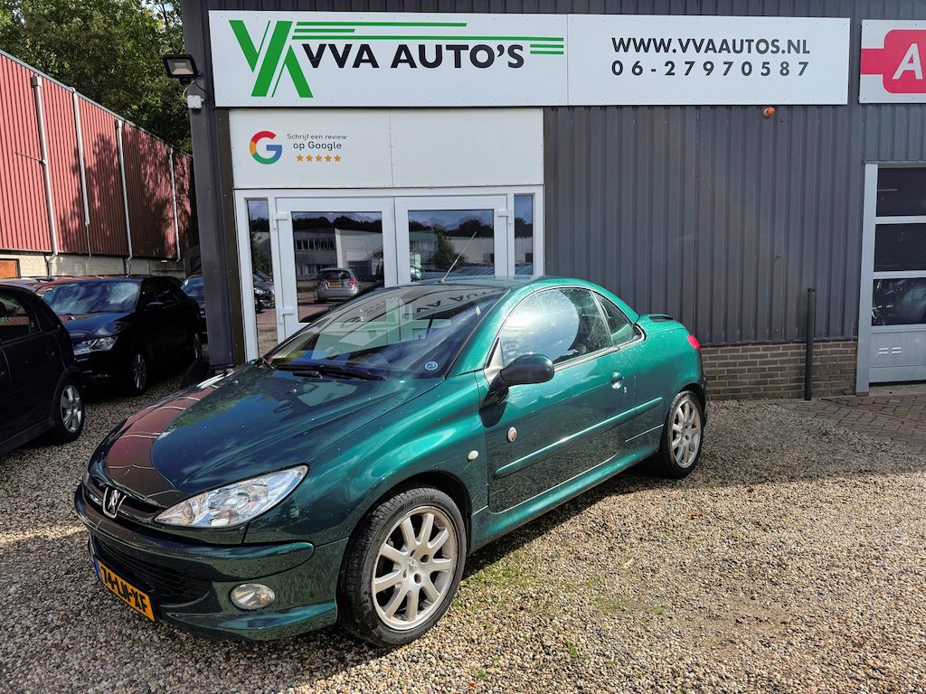 Peugeot 206 CC 1.6-16V Roland Garros airco, elektr ramen, APK 06-2027!