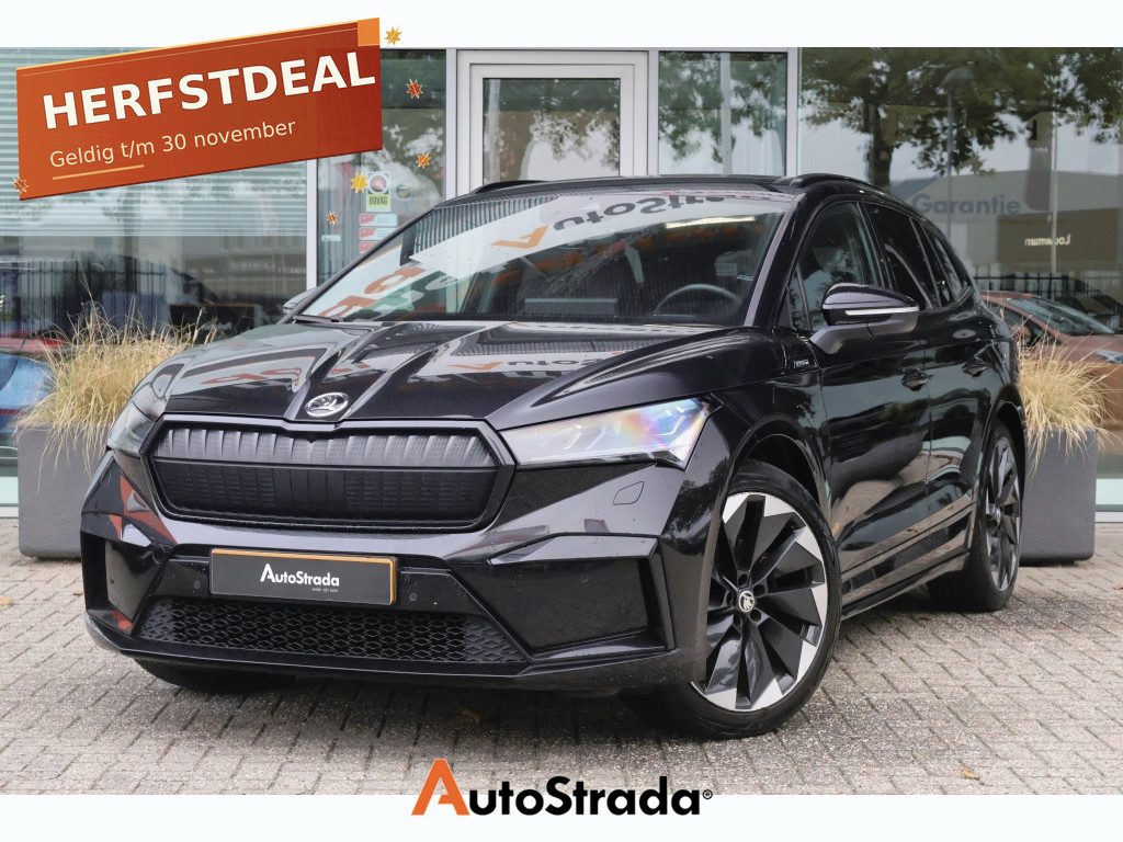 Skoda Enyaq iV 60 Elektromotor 180pk Sportline SoH 92% I Navi I Camera I 1e eigenaar I Climate I Adaptieve Cruise Control