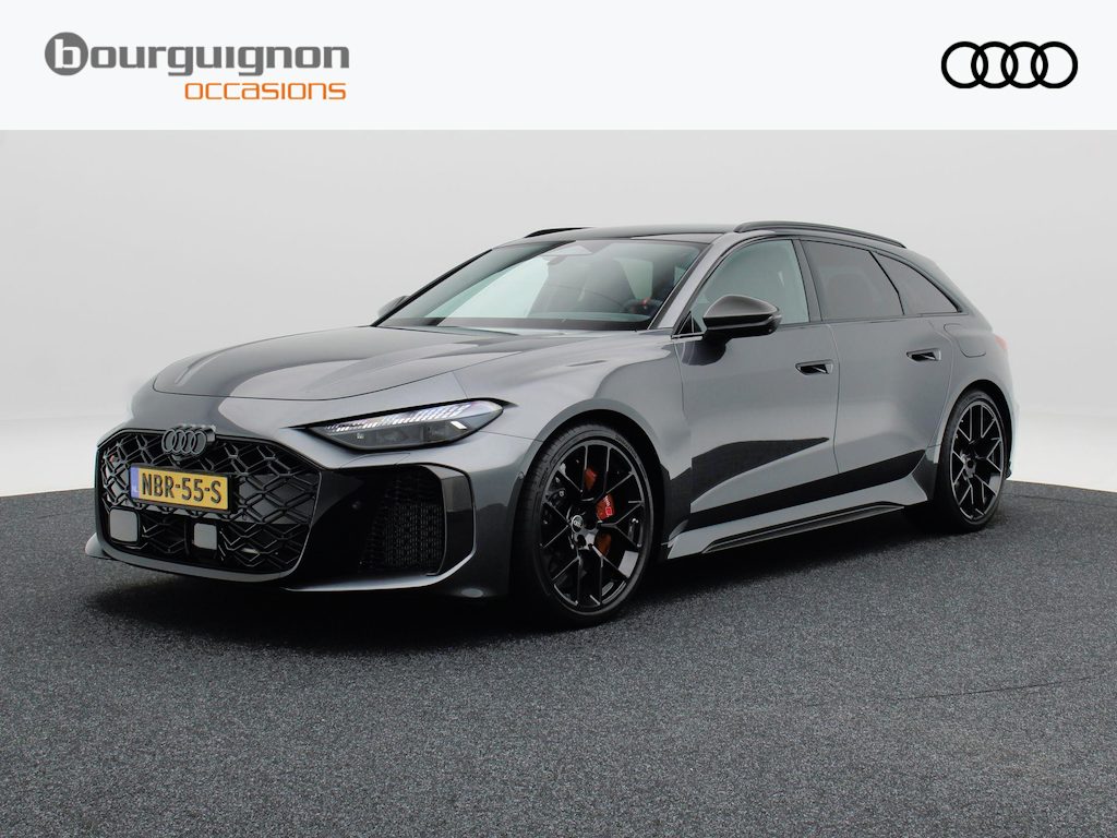 Audi RS5 Avant e-hybrid quattro 640 Pk | Keramisch | Panoramadak | Carbon | B&O | Trekhaak | 21 Inch