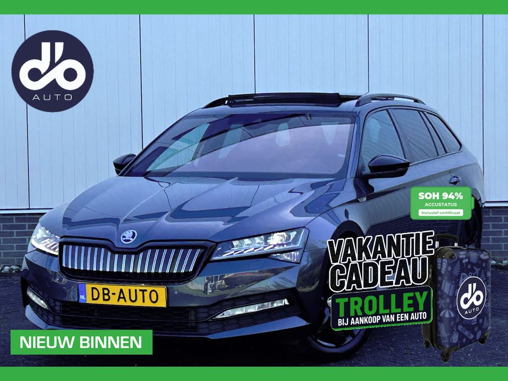 Skoda Superb Combi 1.4 TSI iV Sportline Business SOH 94% I PANO DAK I MEMORY KUIPSTOEL I DIGI DISPLAY I STOEL V.W.