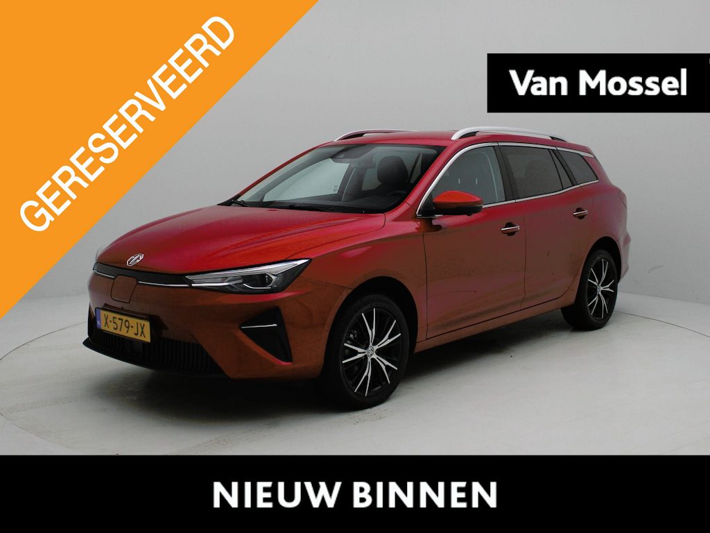 MG MG5 Electric Standard Range Luxury 50 kWh | Apple Carplay/Android Auto | Achteruitrijcamera | Half Lederen Bekleding | Lichtmetalen Velgen |