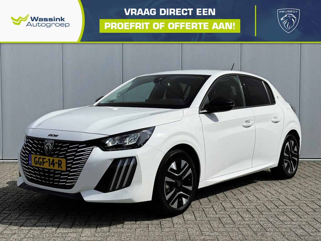 Peugeot e-208 EV E-Style Limited 50 kWh | Half leder | Cruise control | Start stop | Stoelverwarming | Carplay | Lane assist | Lichtmetalen velgen | SOH 98%